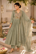 Pure mul chanderi suit