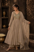 Pure mul chanderi suit